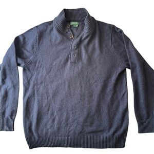 Orvis Men's Dark Blue Crewneck Sweater